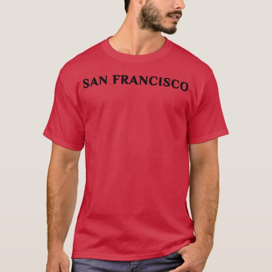 T-shirt San Francisco rétro (Devant)