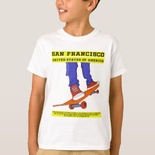 T-shirt San Francisco, USA Patinage