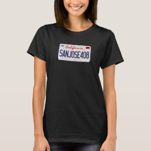 T-shirt San Jose 408 Chemise, Shark City, Hella San Jose,