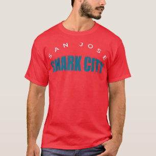 T-shirt San Jose California Shark Teeth Shark City 408