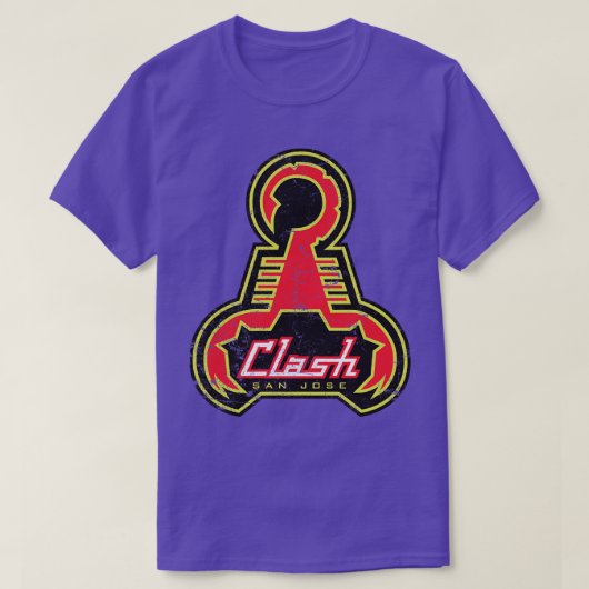 T-shirt San Jose Clash (Design devant)