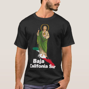 T-shirt San Judas Tadeo avec Baja California Sur Mexico Pu