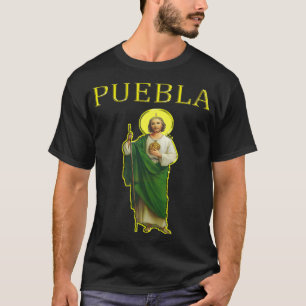 T-shirt San Judas Tadeo Puebla s and s Zip  Premium 