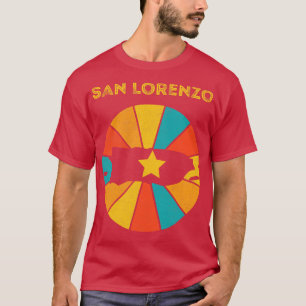 T-shirt San Lorenzo Porto Rico Souveni Vintage en détresse