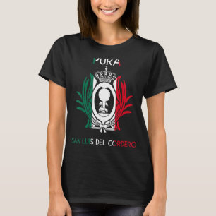 T-shirt San Luis Del Cordero Durango Estado Mexique Escudo