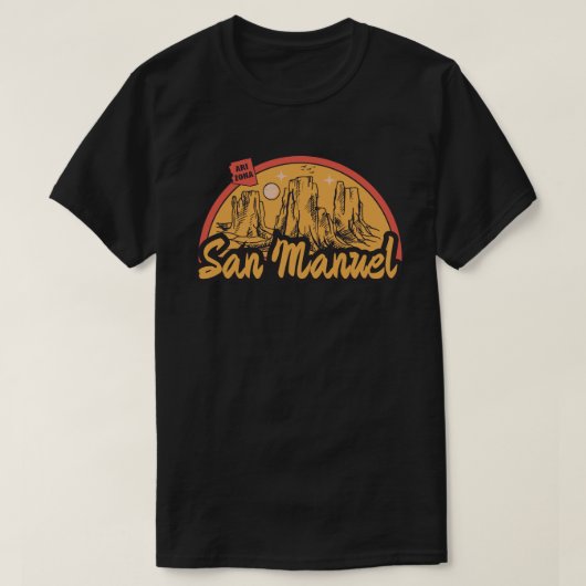 T-Shirt San Manuel, Arizona (Design devant)