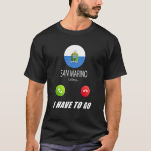 T-shirt San Marino Drapeau Souvenir Saint Marin Appelle Es