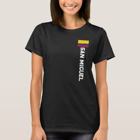 T-shirt San Miguel Colombie Pour Colombiens Hommes, Femmes (Devant)