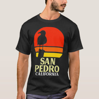T-shirt San Pedro California Beach Seagull Premium