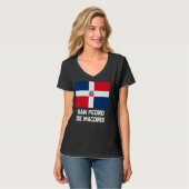 T-shirt San Pedro De Macorís République Dominicaine Emblem (Devant entier)