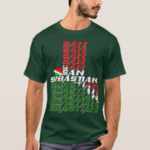 T-shirt San Sebastian Cascade texte 3