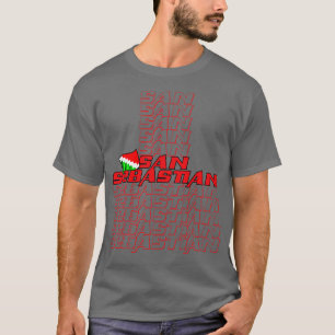 T-shirt San Sebastian Texte Cascade