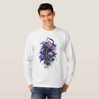 T-shirt Sanctuaire Astral Bloom — Flore Cosmique Surréalis
