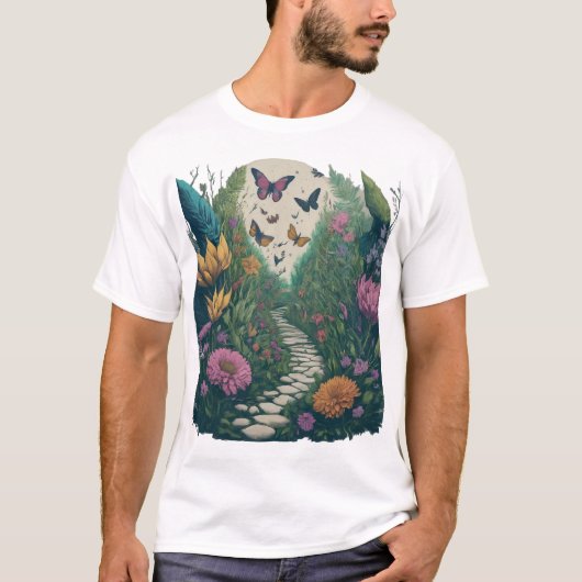 T-shirt Sanctuaire caché (Devant)
