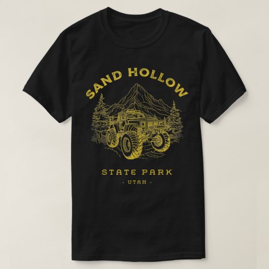 T-shirt Sand Hollow State Park VTT UTV OHV Quad Offert (Design devant)