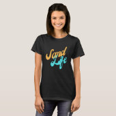 T-shirt Sand Life Beach Tropical (Devant entier)