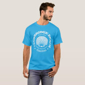 T-shirt Sandbridge Beach (coquillage) (Devant entier)
