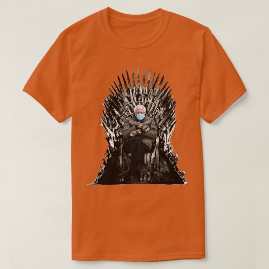 T-shirt Sanders Inauguration Mittens Meme (Design devant)