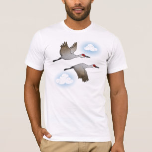 T-shirt Sandhill tend le cou en vol