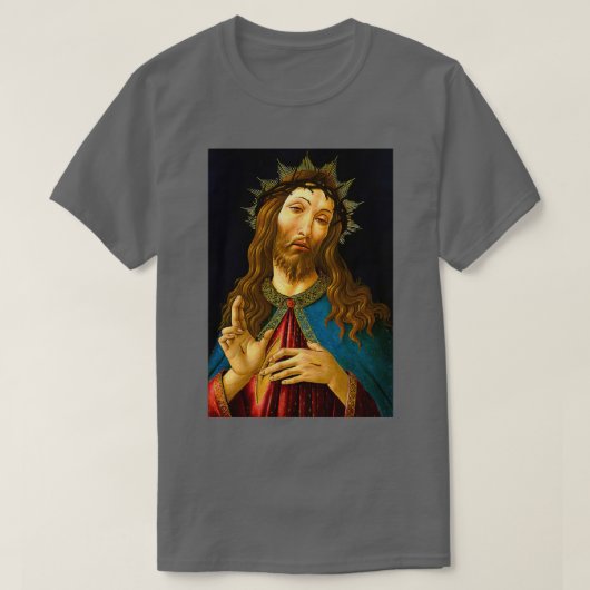 T-shirt Sandro Botticelli quotChrist couronné de Thornsqu (Design devant)