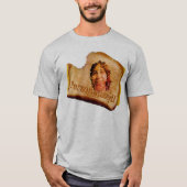 T-shirt Sandwich au fromage grillé au visage (Devant)
