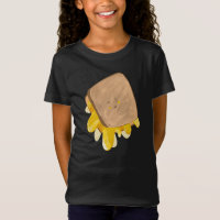 Sandwich au fromage grillé mignon qui coule