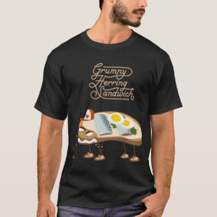 T-shirt Sandwich au hareng grincheux