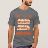 T-shirt Sandwich Drapeau DC (Devant)