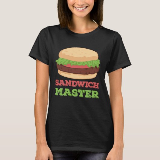 T-shirt Sandwich Master Sandwich Burger (Devant)