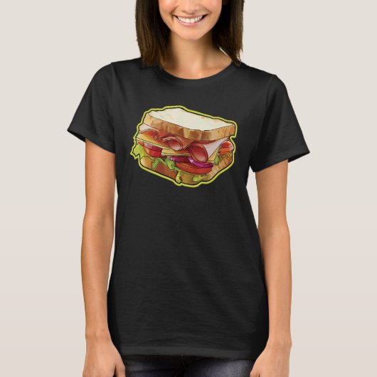 T-shirt Sandwich Pop (Devant)