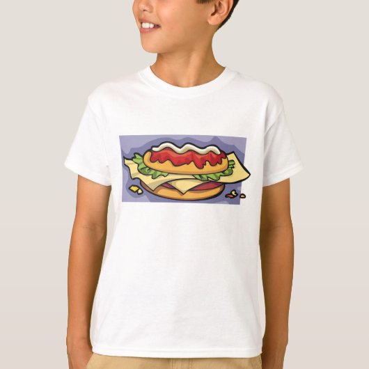 T-shirt Sandwich rempli (Devant)