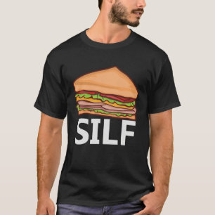 T-shirt Sandwich Silf Nourriture Rapide Pain Tranché Jeu