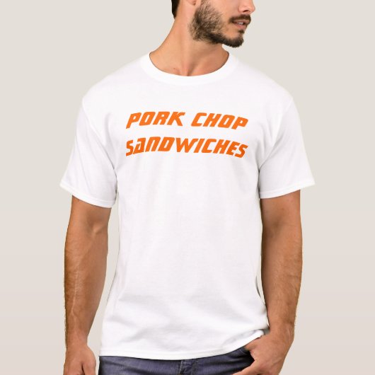 T-shirt Sandwichs à côtelette de porc (Devant)