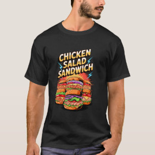 T-shirt Sandwichs à la salade de poulet vintage des années