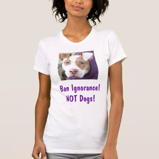 T-shirt Sandy dit, ignorance d'interdiction ! PAS chiens !