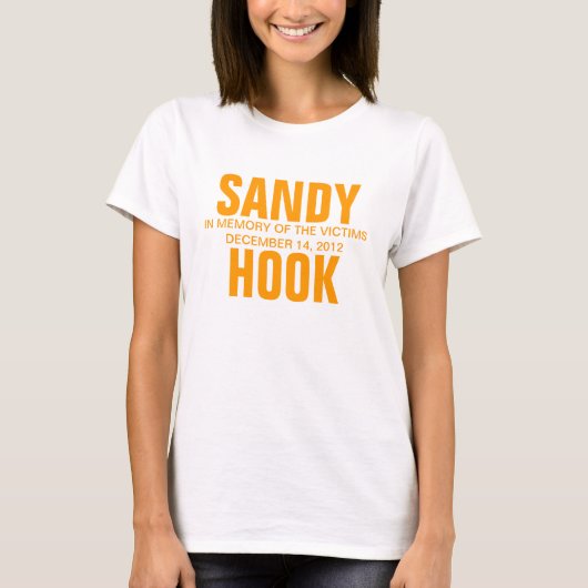 T-SHIRT SANDY HOOK EN MÉMOIRE DES VICTIMES (Devant)