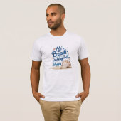 T-shirt Sandy Toes & Shell Wives - Life’s a Beach Tee (Devant entier)