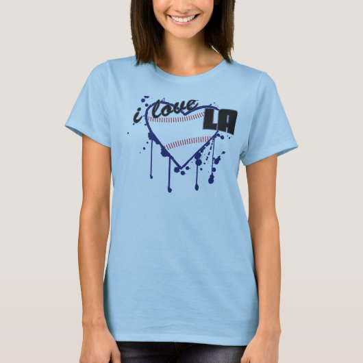 T-shirt Sang bleu (Devant)