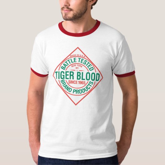 T-shirt Sang de tigre (Devant)