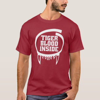 T-shirt Sang de tigre à l'intérieur de chemise pour