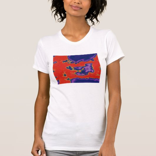 T-shirt Sang d'encre de velours (Devant)