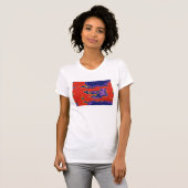 T-shirt Sang d'encre de velours (Devant entier)