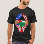 T-shirt Sang jordanien en moi (Devant)