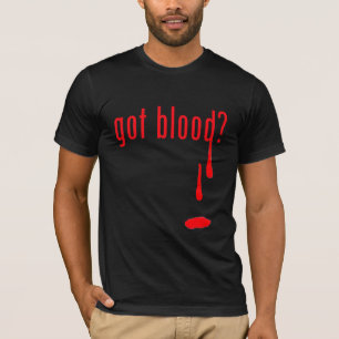 T-shirt sang obtenu ?
