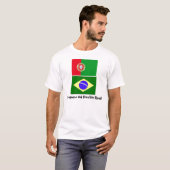 T-shirt Sang portugais et brésilien ! (Devant entier)