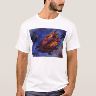 T-shirt sanglant de coeur