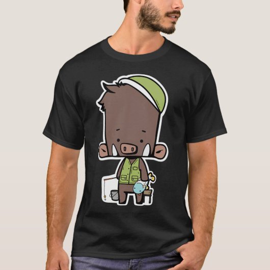 T-shirt Sanglier Pêcheur (Devant)
