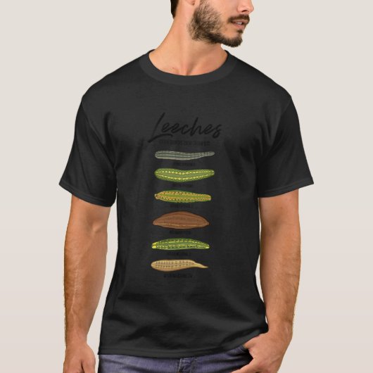 T-shirt Sangsues médicinales (Devant)