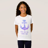 T-Shirt Sanibel Island FL Sea Creatures Ancre et nom (Devant entier)