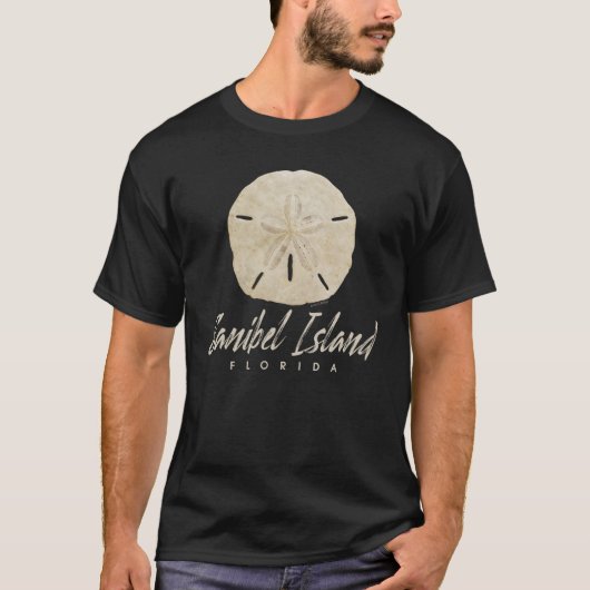 T-shirt Sanibel Island Floride Shelling Sand Dollar (Devant)